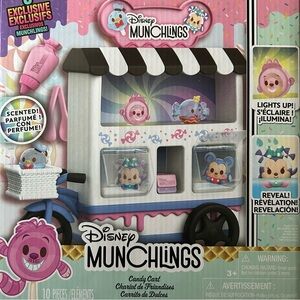 Disney Munchlings Candy Cart Playset | Not Complete